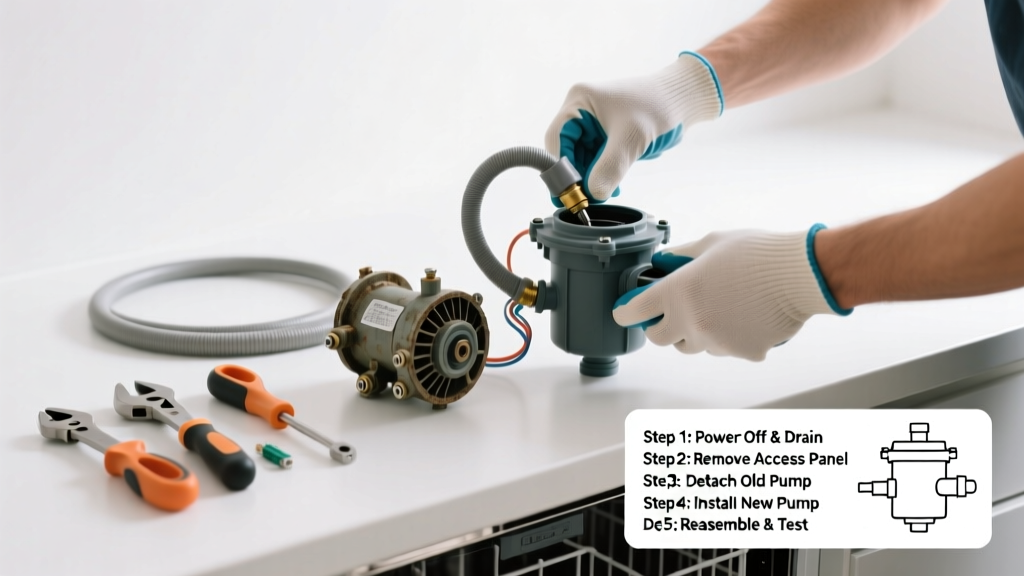 How to Replace a Dishwasher Pump (Step-by-Step)