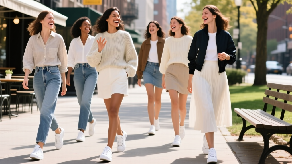 How to Style White Sneakers With Casual Outfits