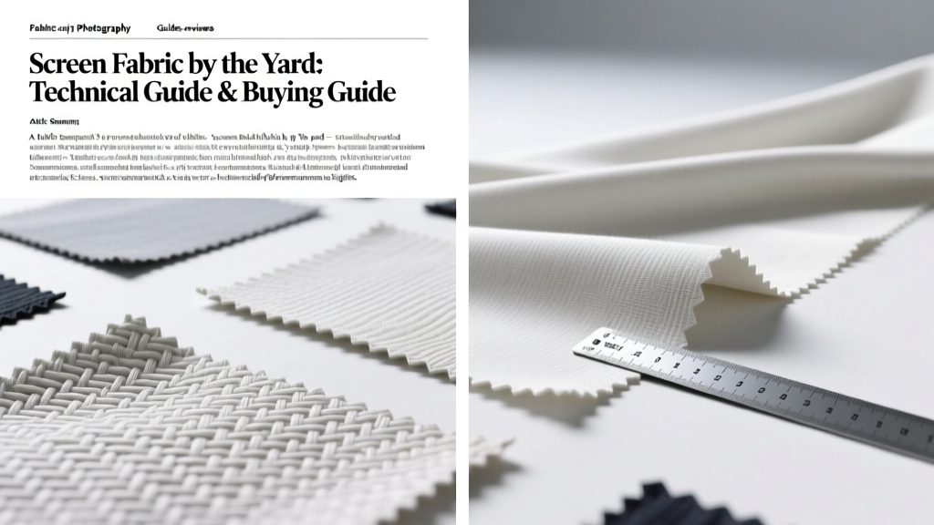 Screen Fabric by the Yard: Technical Guide & Buying Guide