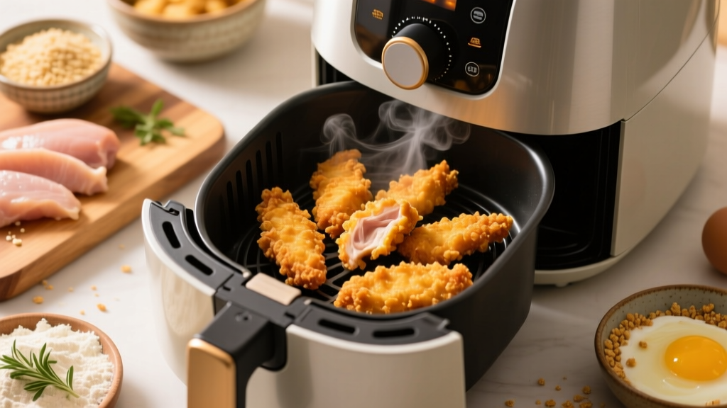 Crispy Air Fryer Chicken Fingers (Easy & Juicy!)