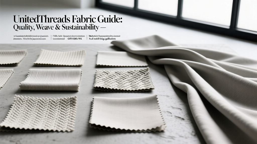 UnitedThreads Fabric Guide: Quality, Weave & Sustainability