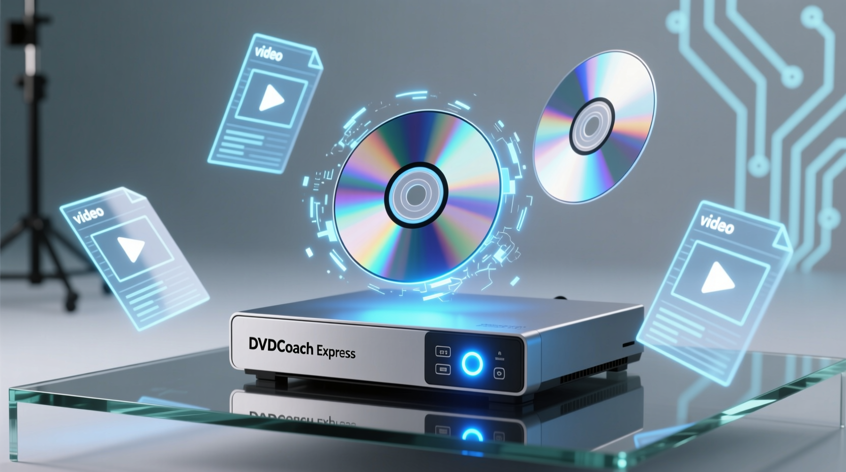 dvdcoach express burns video files to playable dvds