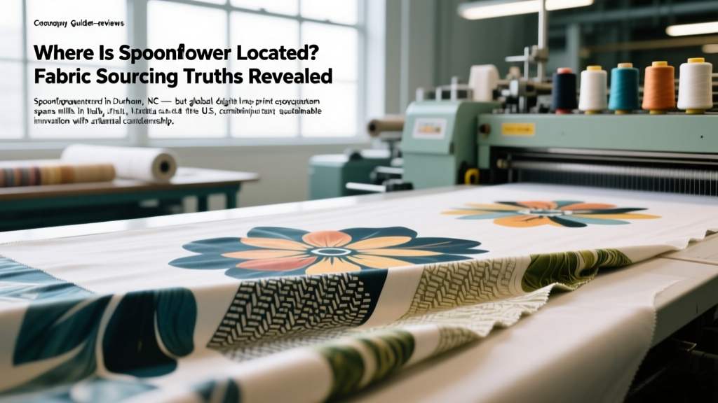 Where Is Spoonflower Located? Fabric Sourcing Truths Revealed