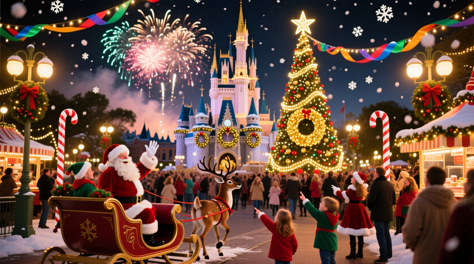 is christmas day busy at disneyland
