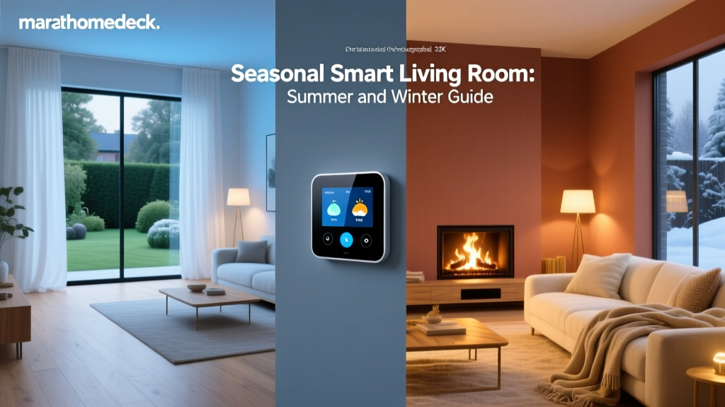 Seasonal Smart Living Room: Summer and Winter Guide