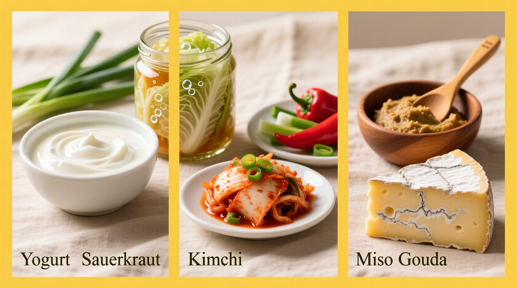 what foods have probiotics in them