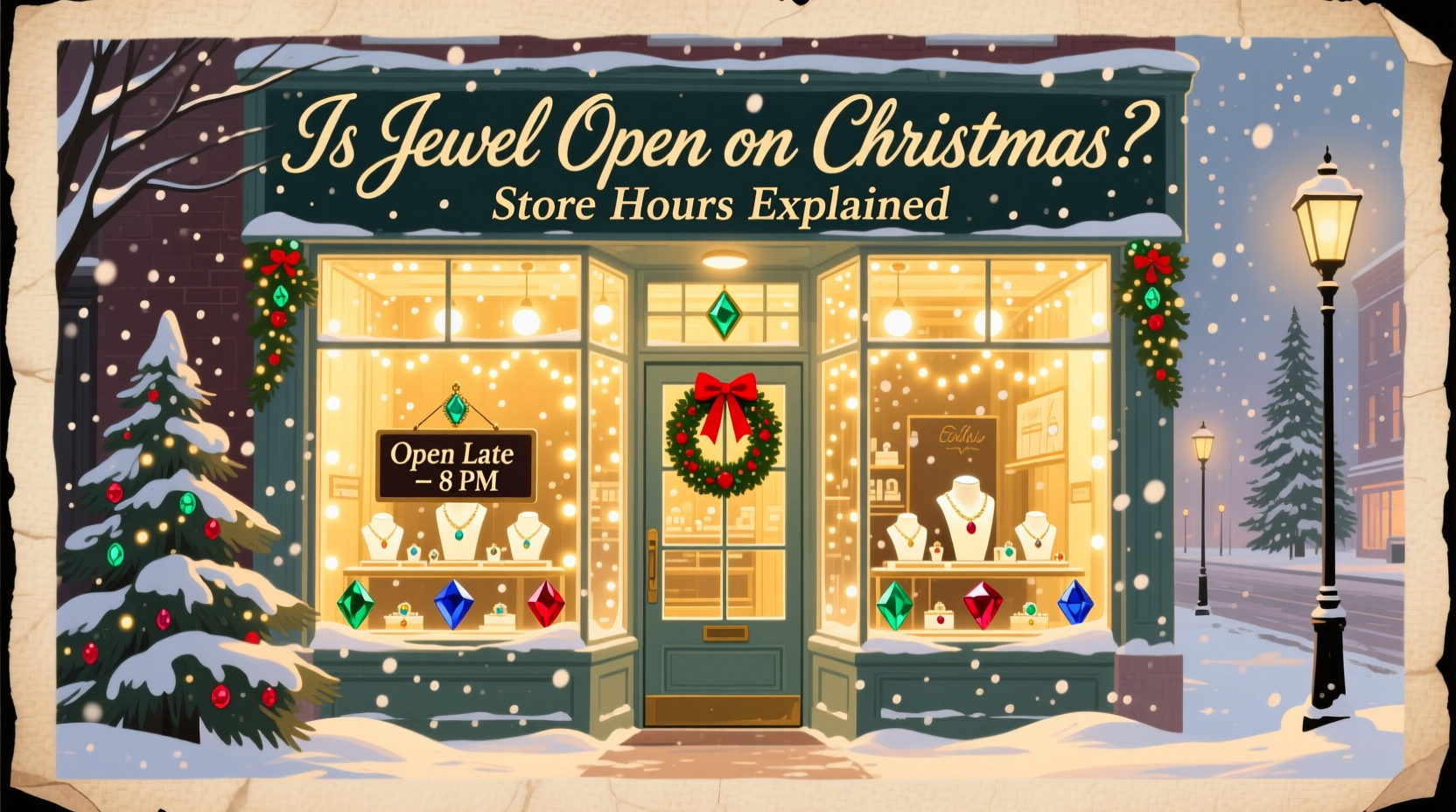 is jewel open on christmas