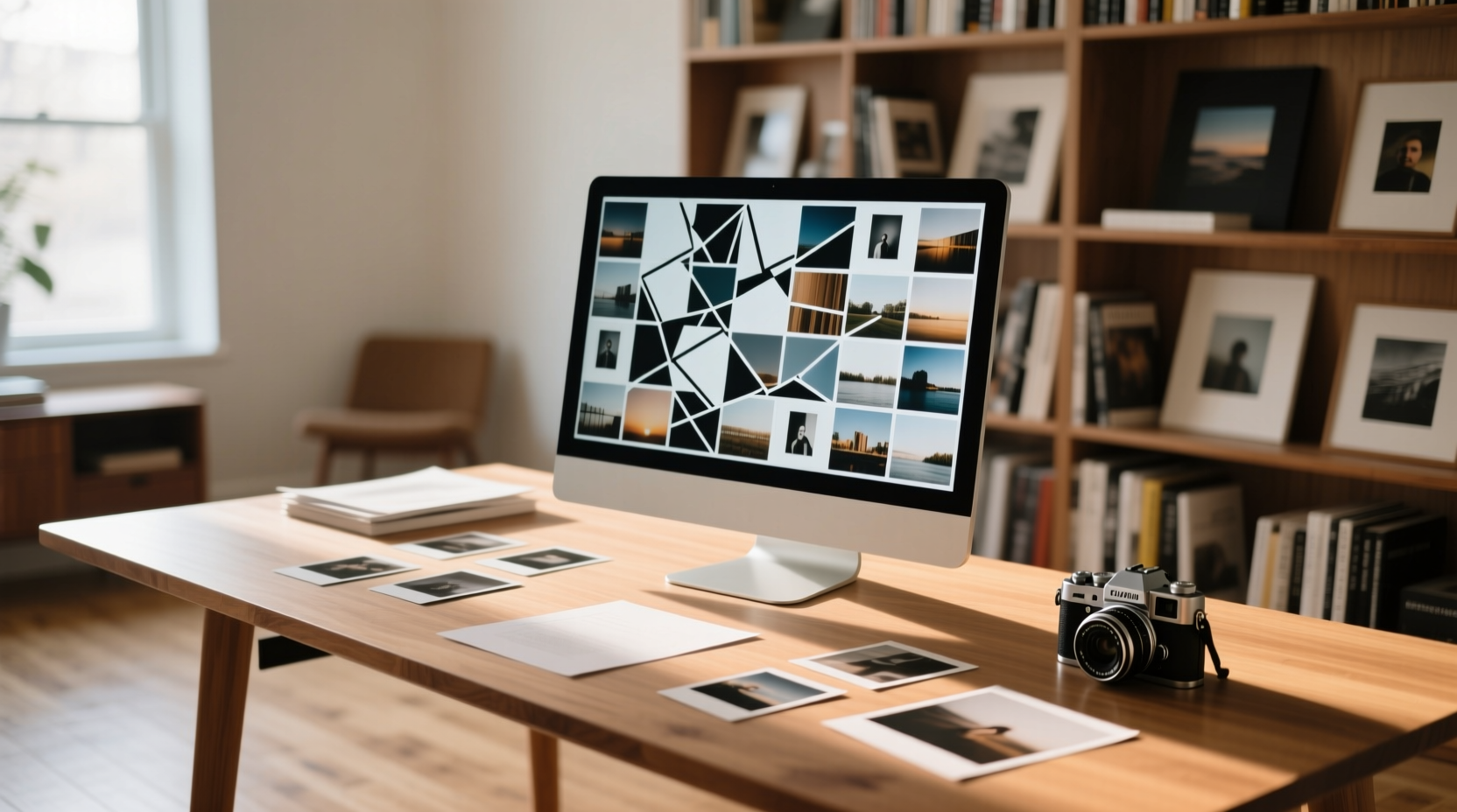 the photo mosaic workspace