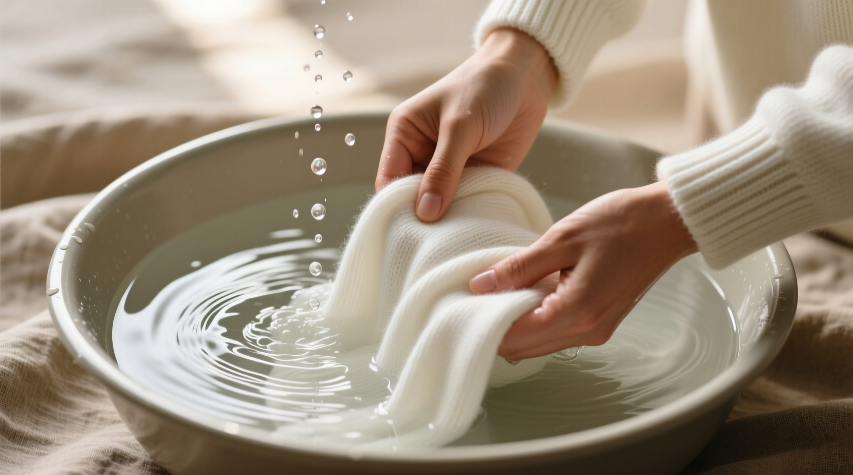 cashmere care hand wash vs gentle machine cycle