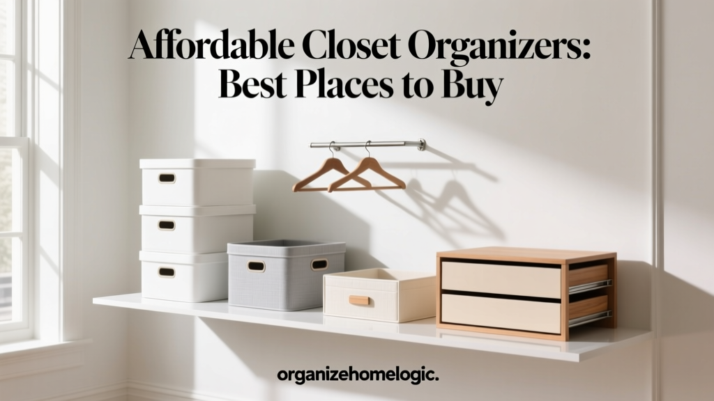 Affordable Closet Organizers: Best Places to Buy