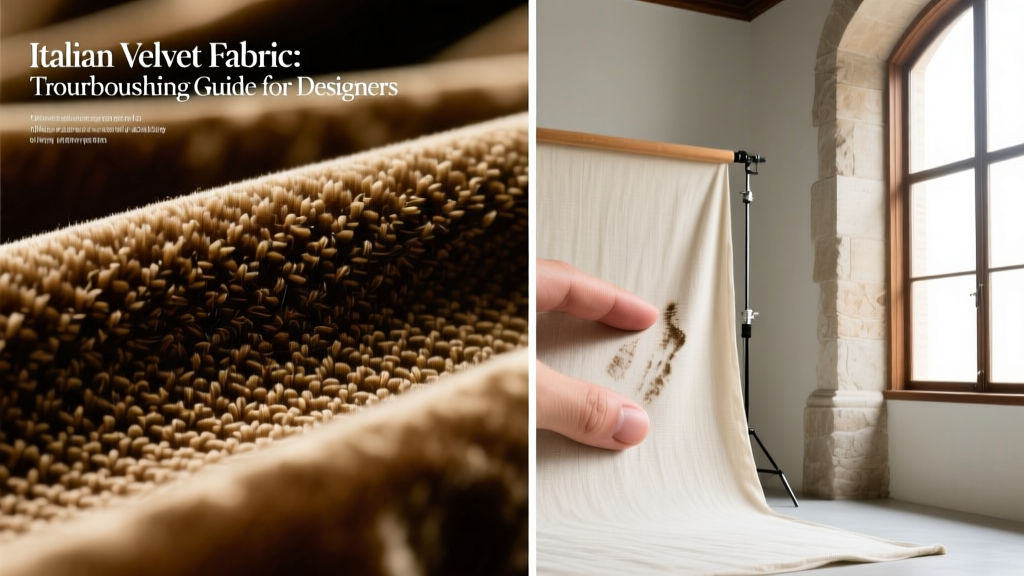 Italian Velvet Fabric: Troubleshooting Guide for Designers