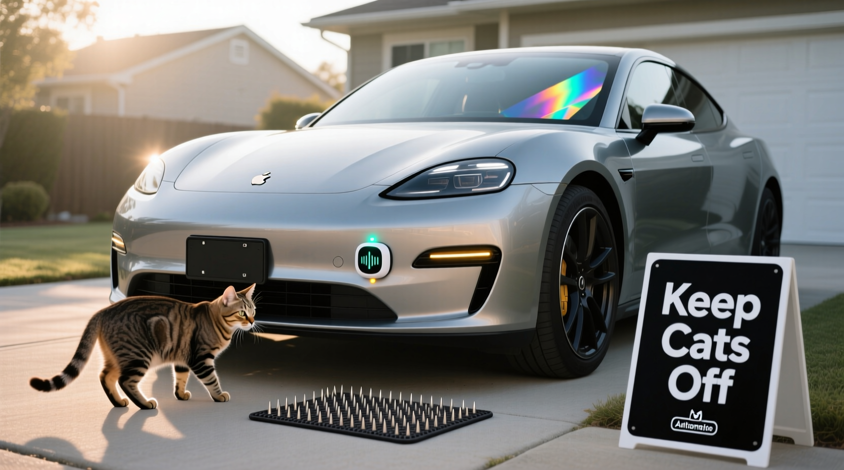 how can i keep cats off my car