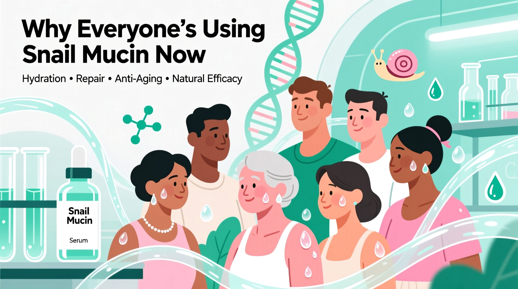 why is everyone using snail mucin in their skincare routine now