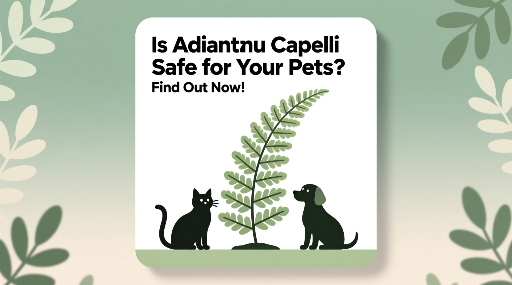 Is Adiantum Capillus Safe for Your Pets? Find Out Now!