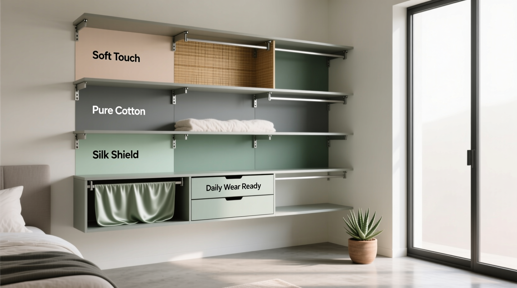 closet organization tips for sensitive skin