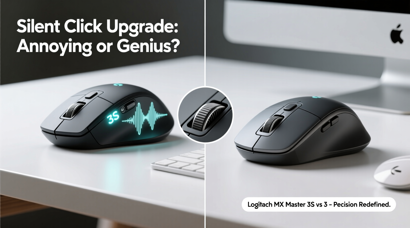 logitech mx master 3s vs 3 is the silent click upgrade annoying or genius