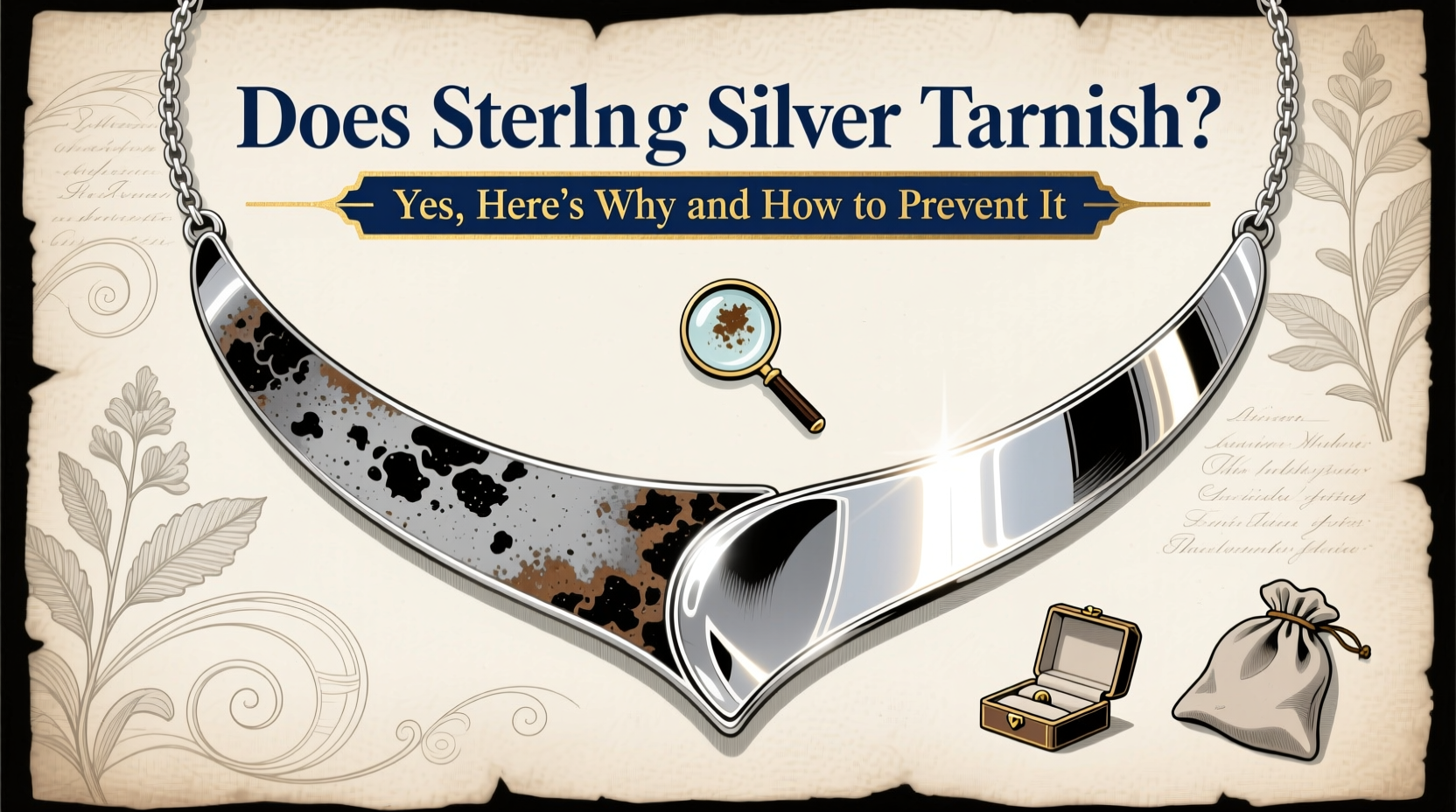 does sterling silver tarnish