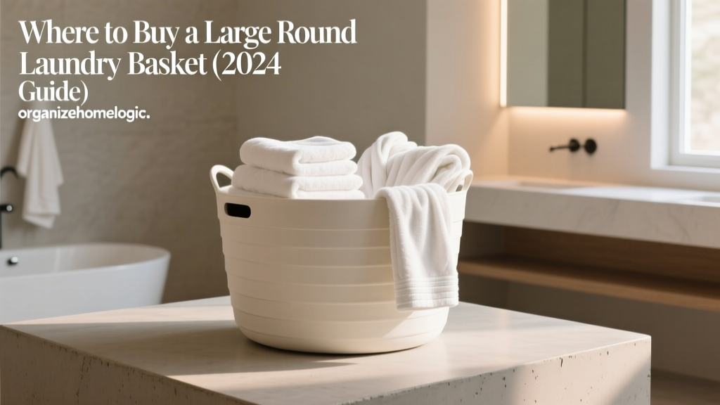 Where to Buy a Large Round Laundry Basket (2024 Guide)