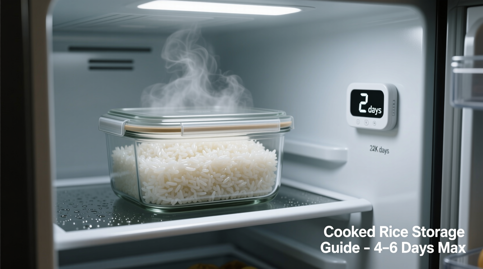 cooked rice how long does it keep in fridge