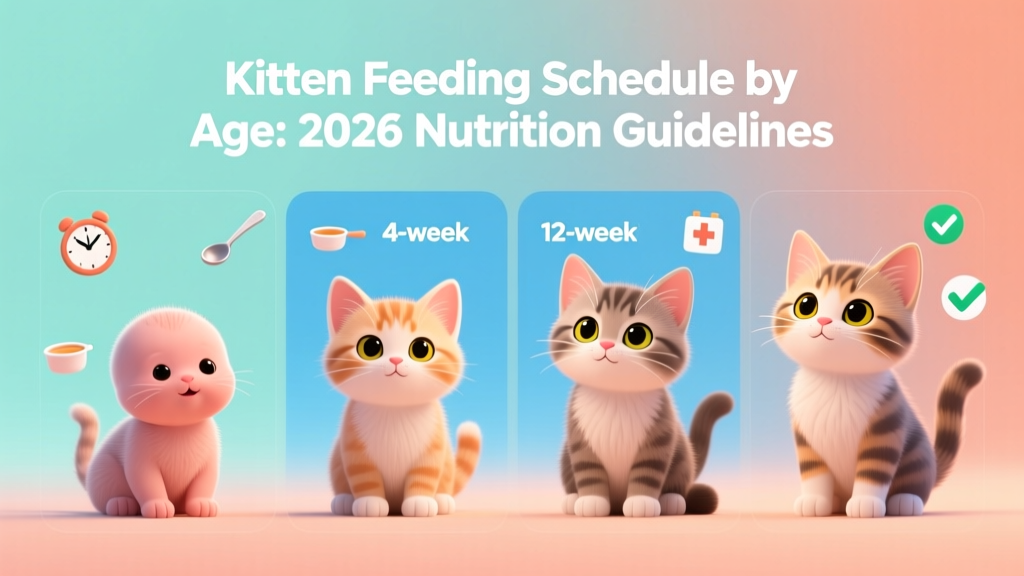 Kitten Feeding Schedule by Age: 2026 Nutrition Guidelines