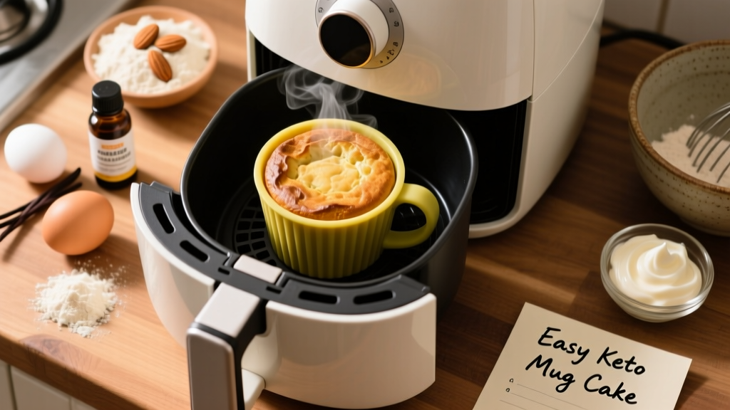 Keto Mug Cake in Air Fryer: Easy, Crispy & Budget-Friendly