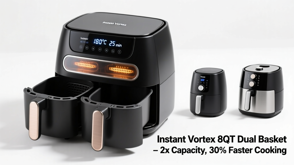 Instant Vortex 8-Qt Dual Basket Air Fryer Review