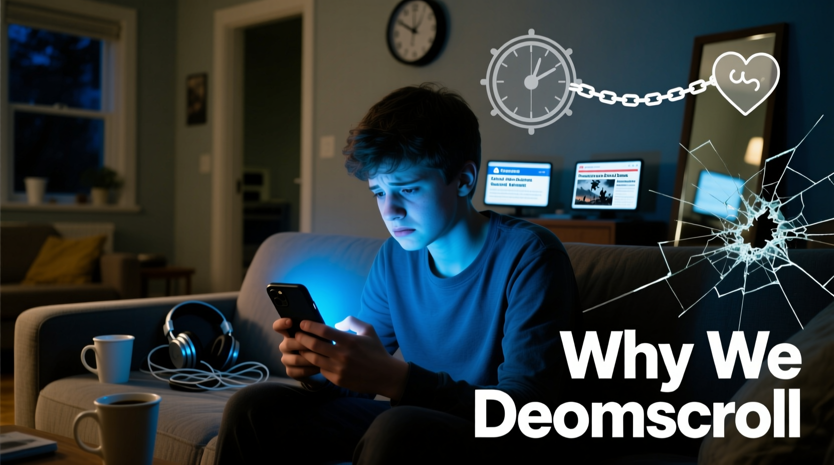 why do we doomscroll and how to break the cycle of negative news