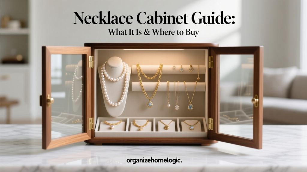 Necklace Cabinet Guide: What It Is & Where to Buy