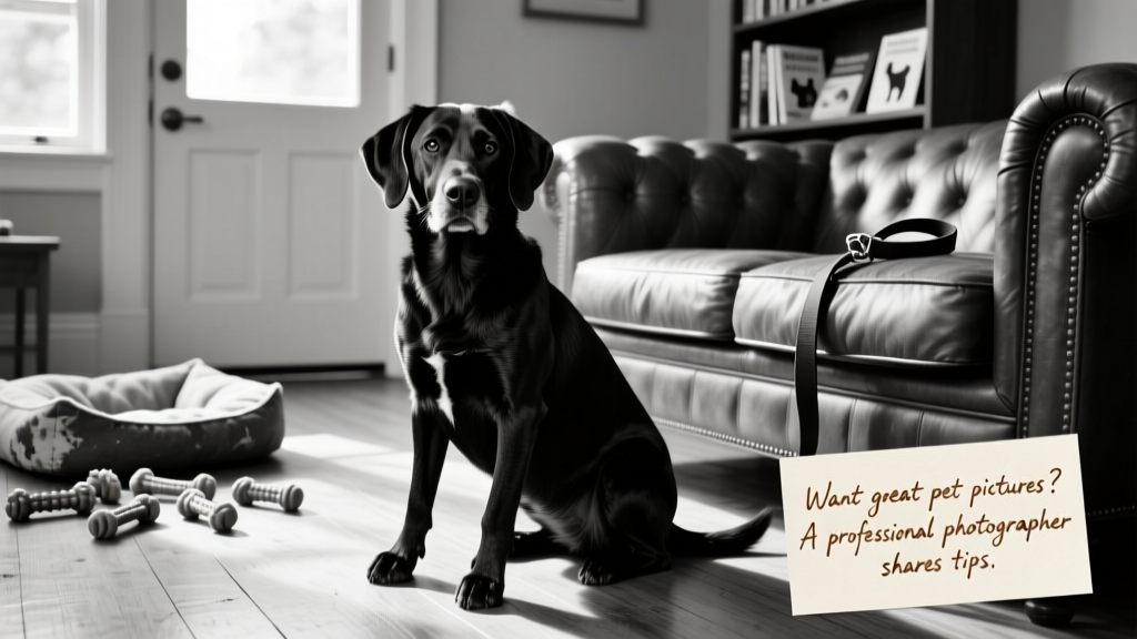 black and white dog