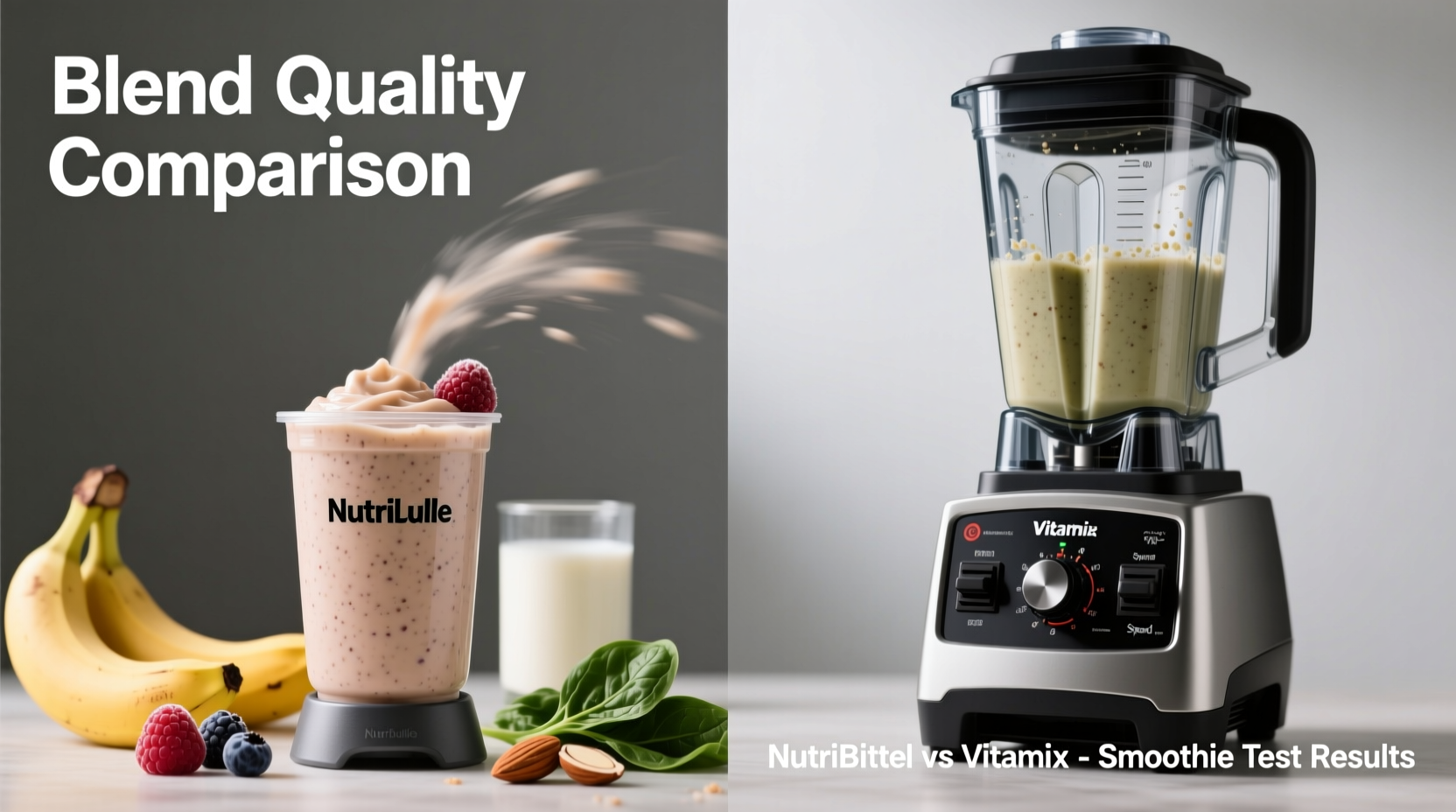 nutribullet vs vitamix for smoothies is the blend quality comparable