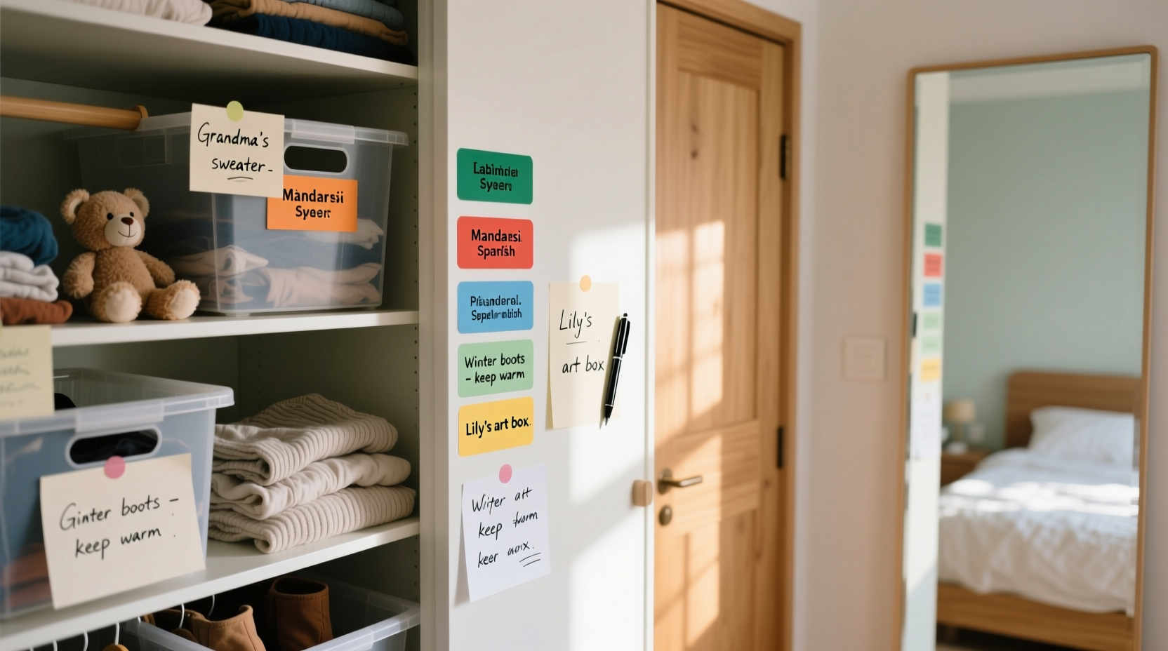 closet label maker vs handwriting multilingual truths