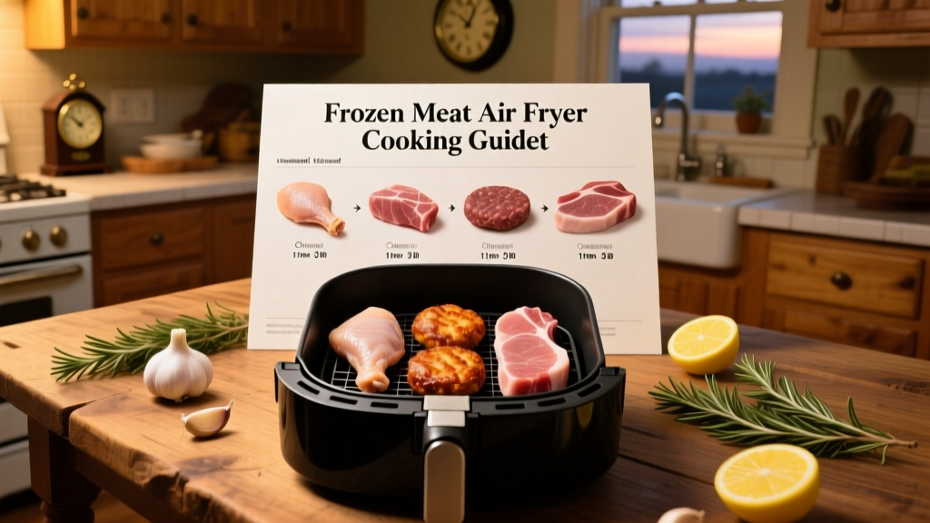 Frozen Meat Air Fryer Cooking Chart: Safe & Crispy Guide