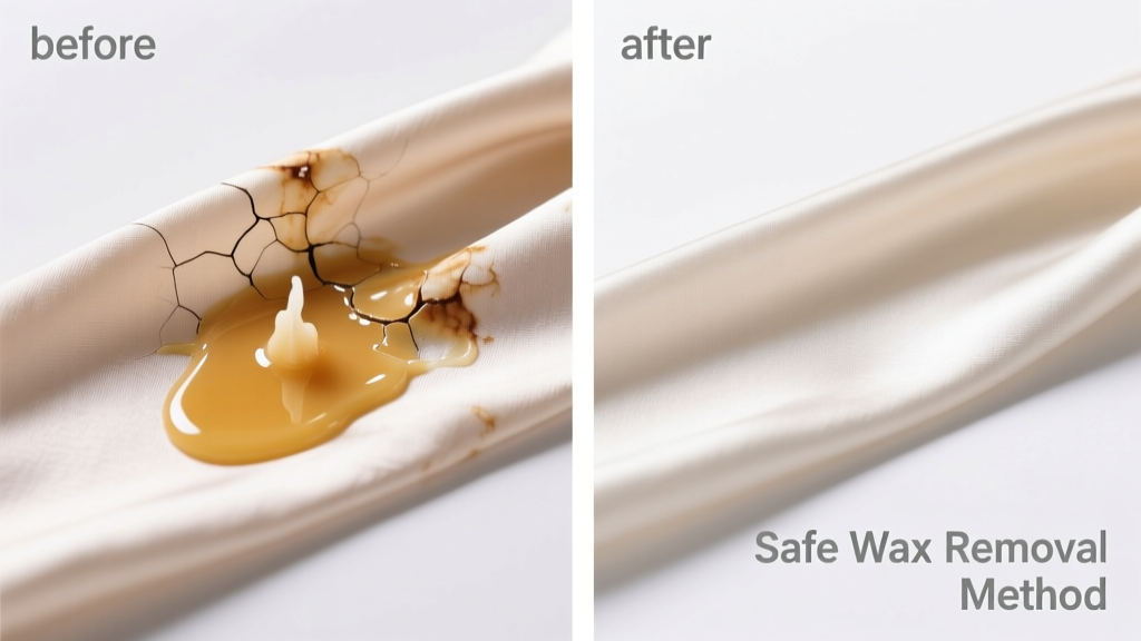 How to Remove Candle Wax from Silk Safely