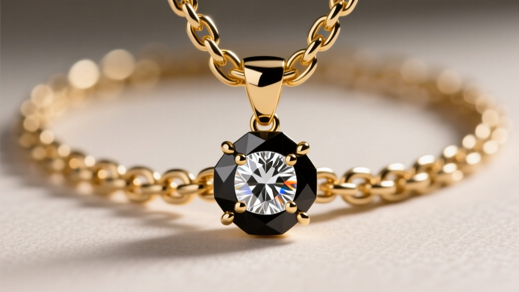 Macro shot of a 10mm Miami Cuban gold link chain featuring a custom moissanite baseball bat pendant with secure prong settings