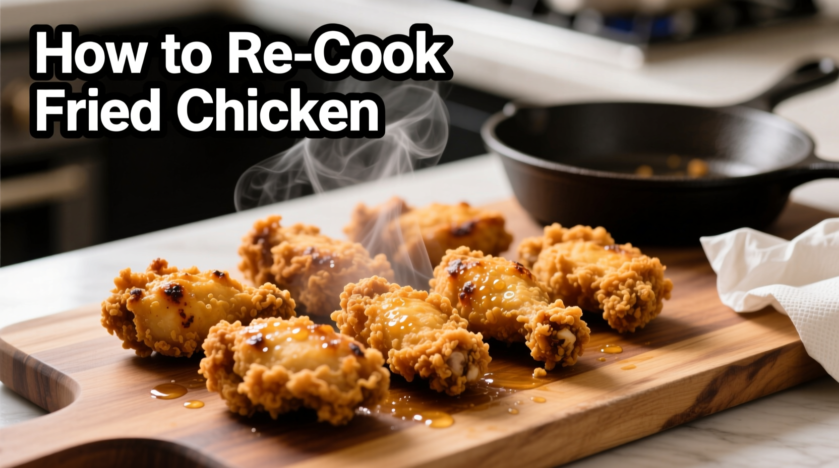 how to re cook fried chicken