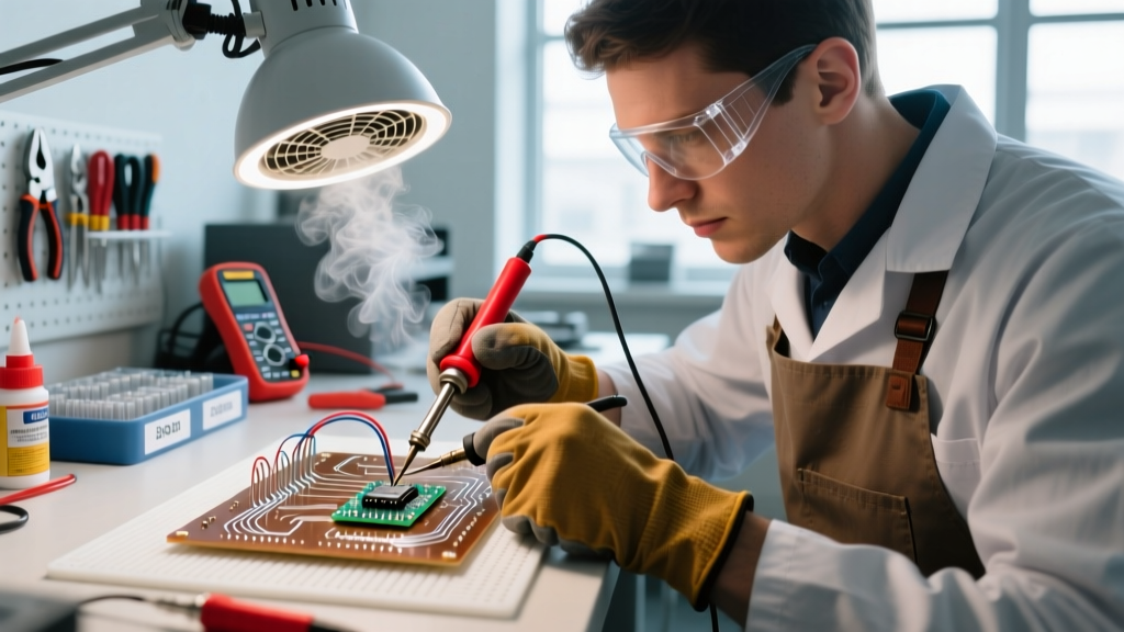 Perfboard Soldering Safety: Essential Fume & Burn Prevention Guide