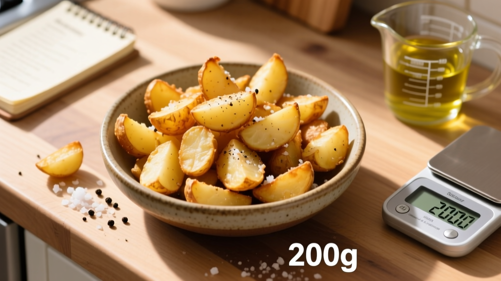 Air Fried Potatoes 200g Calories: Crispy & Light
