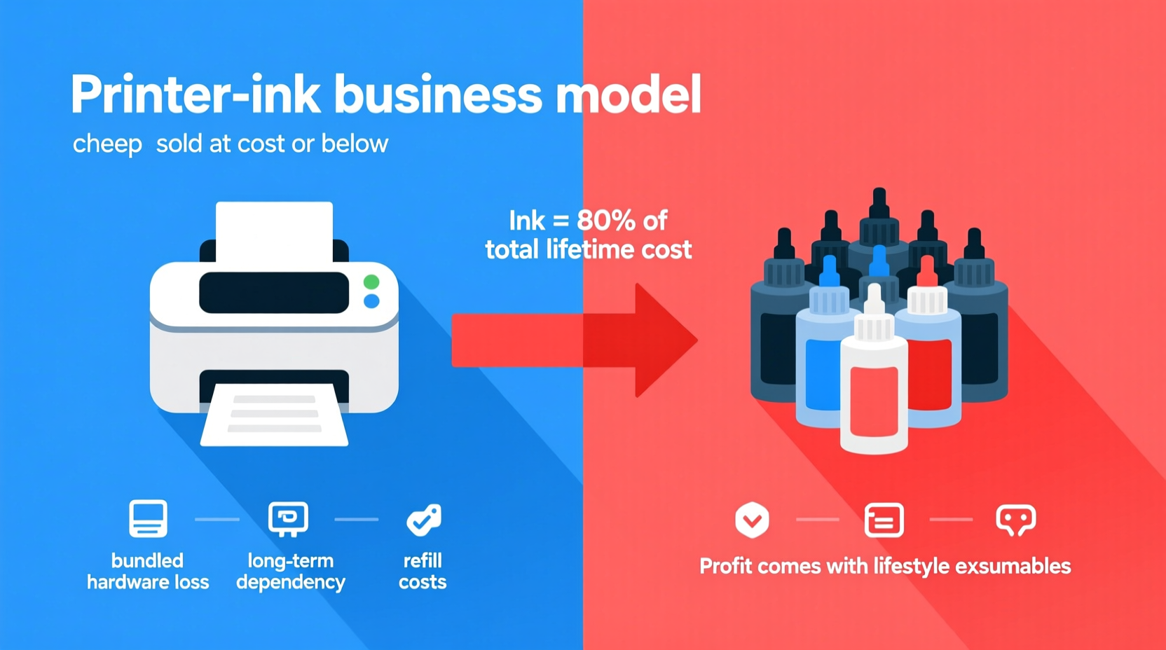 why is printer ink so expensive the economics of cheap printers explained