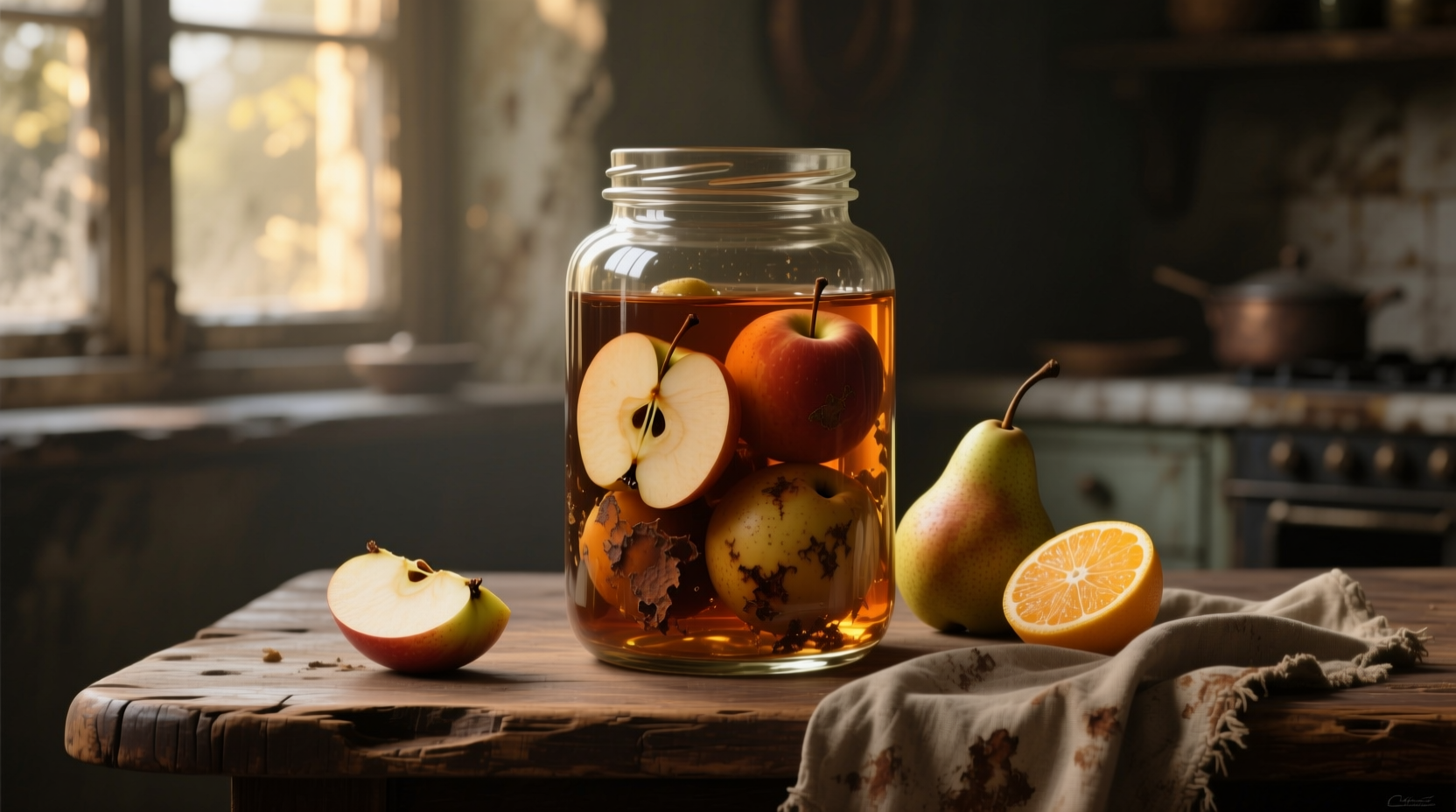 preserve fruit in oxidized vermouth