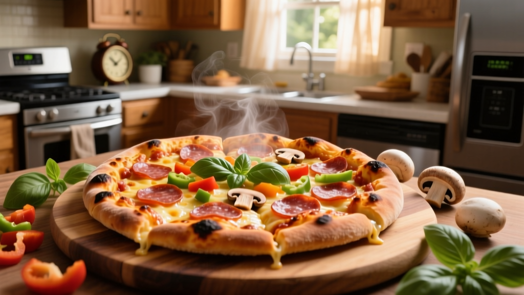 Perfect Frozen Mini Pizza in Ninja Foodi (Crispy Every Time)