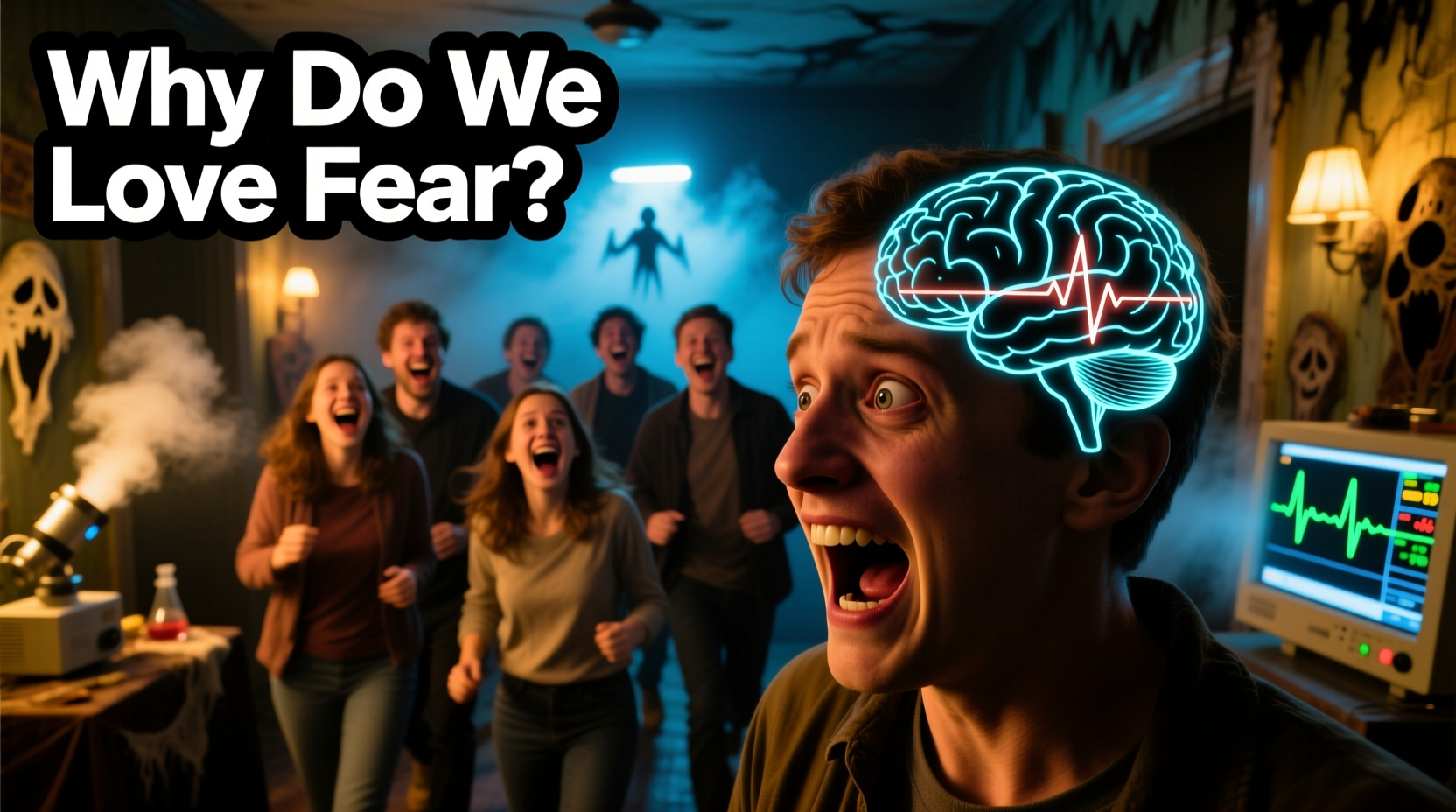 why do some people enjoy being scared at haunted attractions psychology behind fear fun