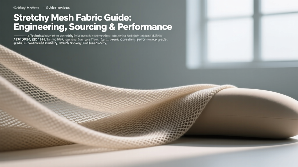 Stretchy Mesh Fabric Guide: Engineering, Sourcing & Performance