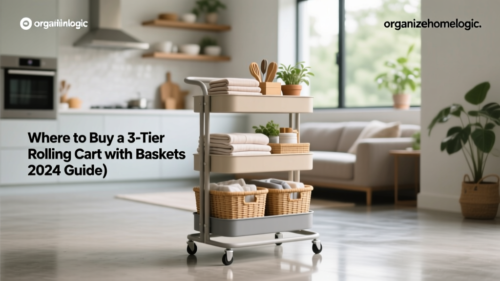 Where to Buy a 3-Tier Rolling Cart with Baskets (2024 Guide)