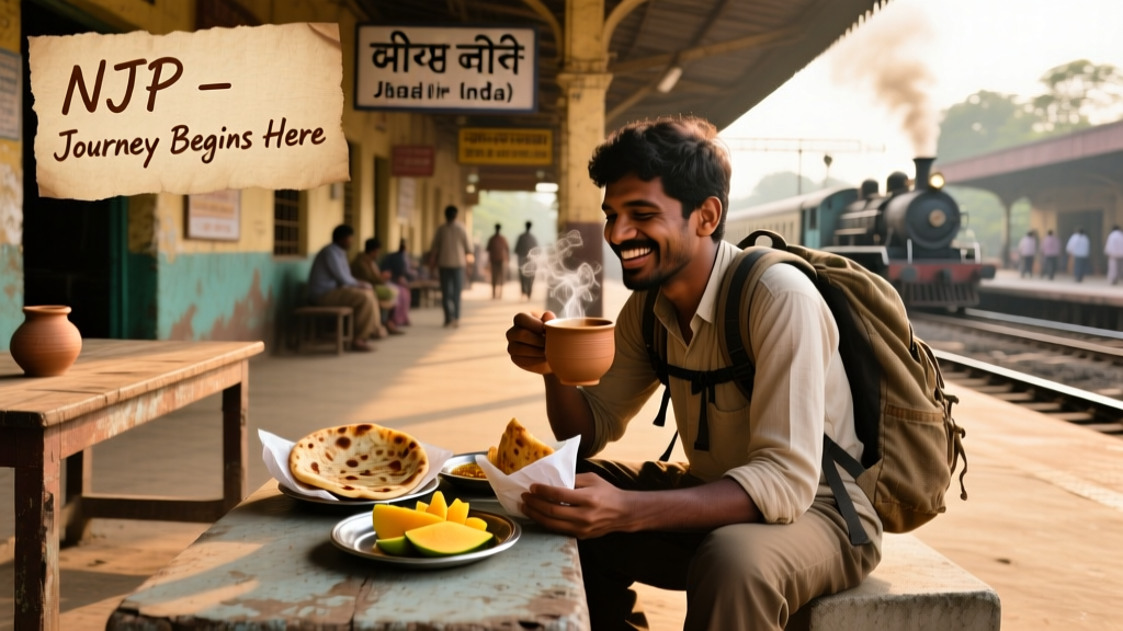 A Delightful Meal at the New Jalpaiguri Railroad Station in India (NJP): Where Rail Culture Meets Authentic North Bengal Flavors