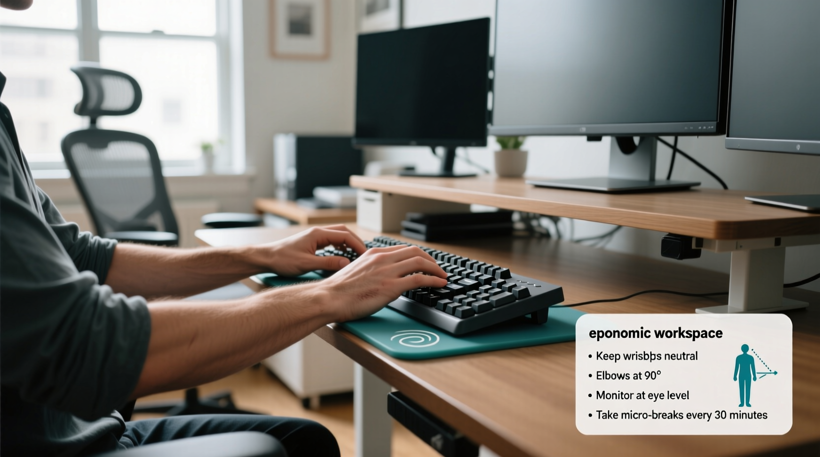 why does my wrist hurt when typing ergonomic fixes and desk setups