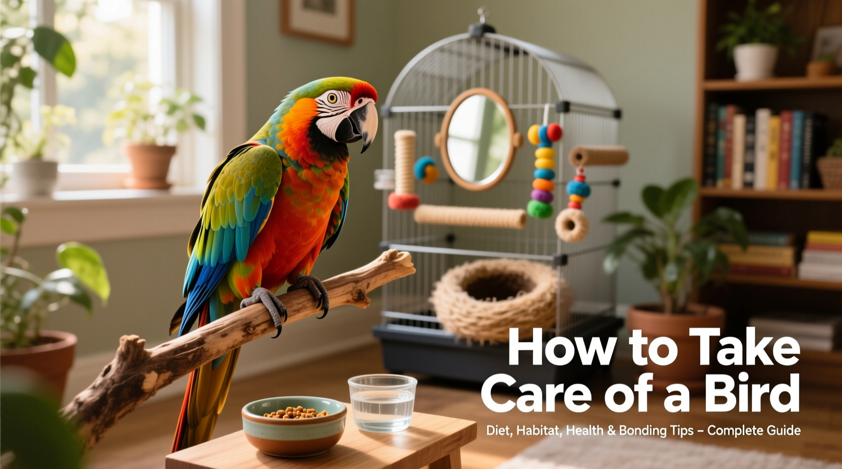 how to take care of a bird