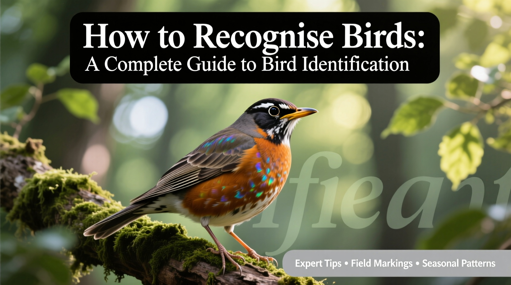 how to recognise birds