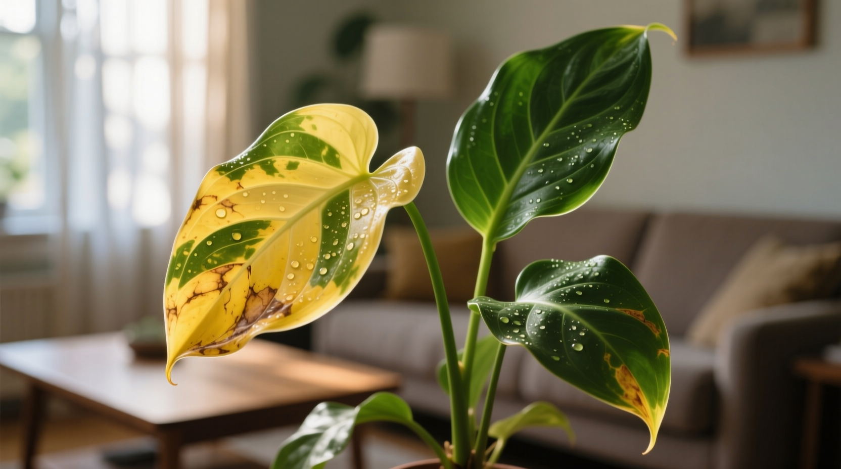 why are the leaves on my peace lily turning yellow