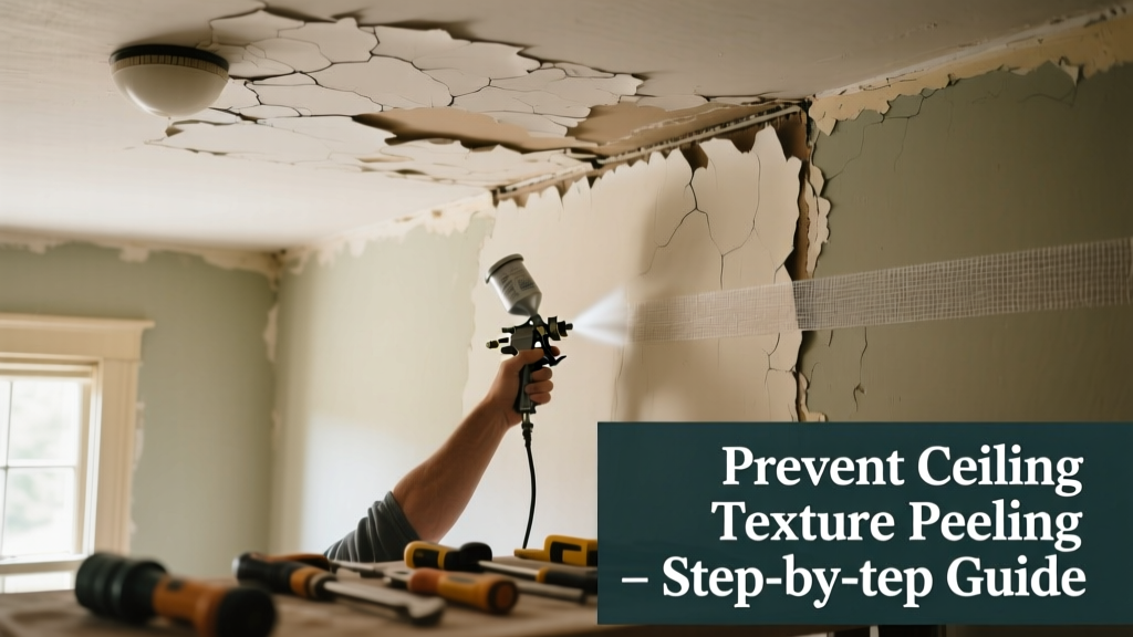 How to Prevent Ceiling Texture Peeling in Older Homes
