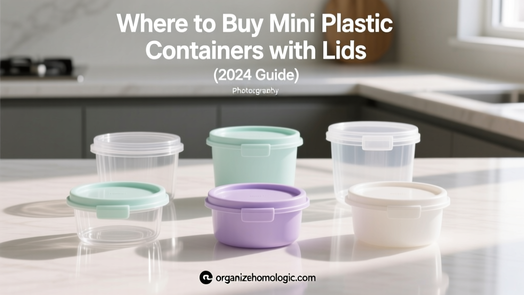 Where to Buy Mini Plastic Containers with Lids (2024 Guide)
